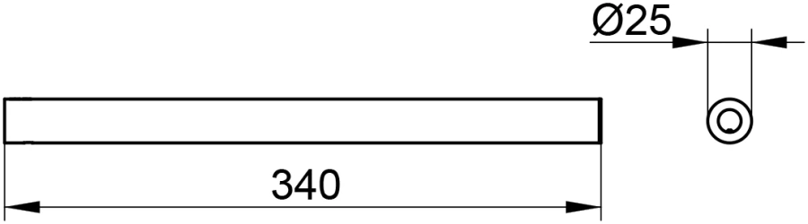 Полотенцедержатель Keuco Reva хром 12822010000 (детальная фотография), современные, hi-tech