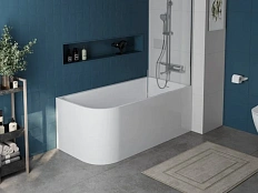 Ванна акриловая BelBagno 150x73 см правосторонняя