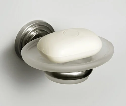 Мыльница WasserKRAFT Ammer стеклянная K-7029 (детальная фотография), другие