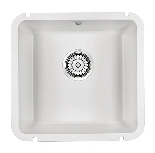 Мойка для кухни Paulmark Unter 45.5 см белая - фото 1