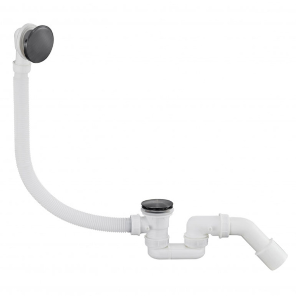 Слив-перелив ALTROBAGNO Beni BD 070303 оружейная сталь ALTROBAGNOBD070303GM (детальная фотография)