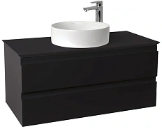 Тумба под раковину подвесная Jacob Delafon Madeleine 100 см черная матовая