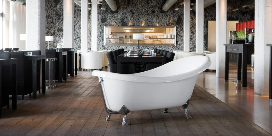 Ванна акриловая Knief Victorian 0100-061-02 174,5 х 83 см с 4-мя ножками лапа льва цвета хром (детальная фотография), овальные