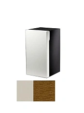 Шкафчик, петли слева, корпус:сахара, фасад:шпон грецкого ореха Keuco Edition 300