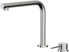 Смеситель для кухни Omoikiri Nara-S-BN нержавеющая сталь