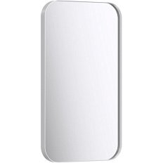 Зеркало Aqwella RM 50 см в металлической раме белое