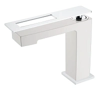 Смеситель для раковины Boheme Q белый/хром