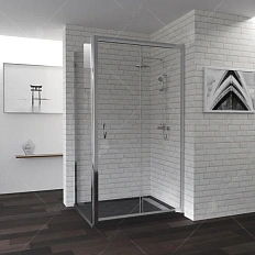 Душевой уголок RGW Passage PA-145 100х80 см стекло прозрачное