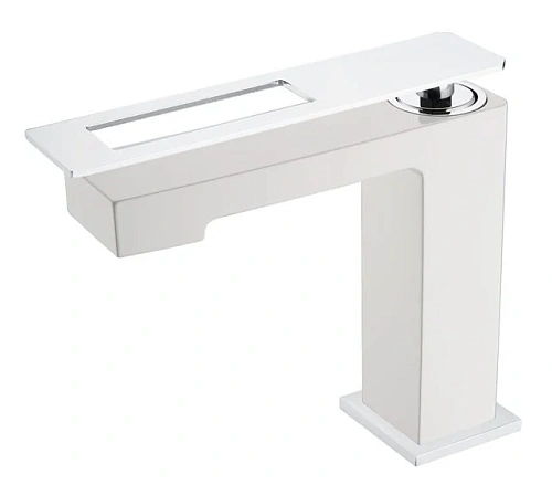 Смеситель для раковины Boheme Q белый/хром - фото 1