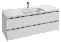 Тумба под раковину подвесная Jacob Delafon Vox 120 см белый блестящий