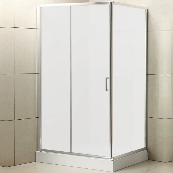 Душевой уголок BelBagno Uno 120х100 см стекло матовое UNO-AH-1-120/100-M-Cr (детальная фотография)