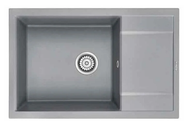 Мойка для кухни Paulmark Verlass 78 см серый металлик PM317850-GRM (детальная фотография)