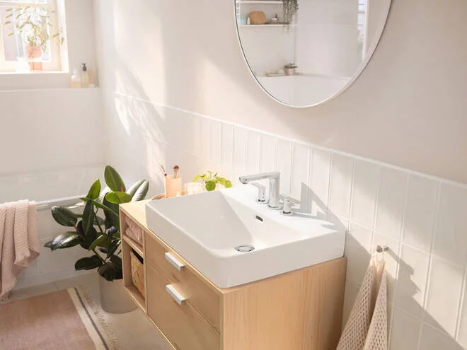 Смеситель для раковины Hansgrohe Rebris хром 72530000 (детальная фотография), хром