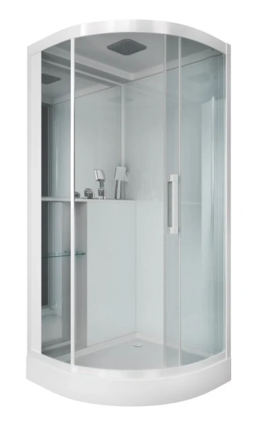 Душевая кабина Grossman 100x100 см белый профиль GR160 (детальная фотография)