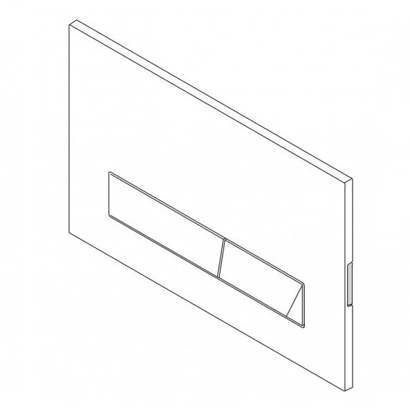Клавиша смыва BelBagno Marmi хром матовый BB011-MR-CHROME.M (детальная фотография), пластиковые