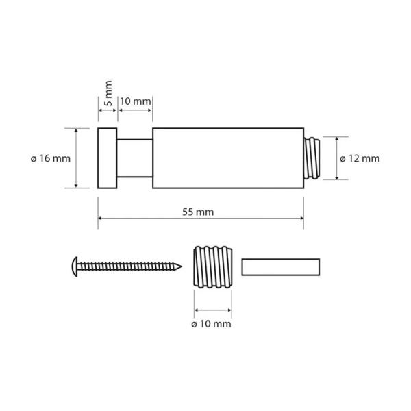 Крючок для ванной Bemeta Omega хром 104506082 (детальная фотография), современные, hi-tech