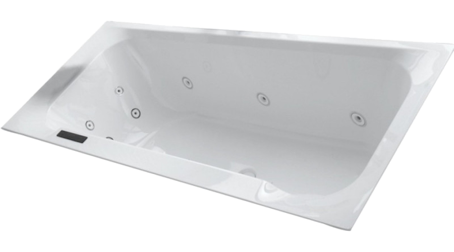 Ванна акриловая Jacob Delafon Doble 180x80 см правосторонняя с гидромасажем E5BB242R-00 (детальная фотография)
