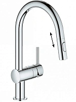 Смеситель для кухни хром Grohe Minta 