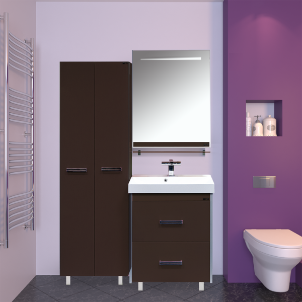 Зеркало с полочкой, цвет  коричневый, Misty Джулия Л-Джу03065-1410 (детальная фотография), по запросу