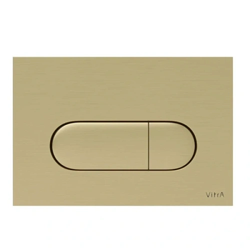 Клавиша смыва VitrA Root Round шлифованное золото - фото 7
