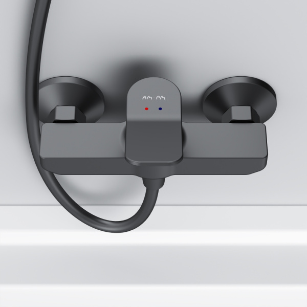 Смеситель для душа Am.Pm X-Joy черный F85A20022 (детальная фотография), черные