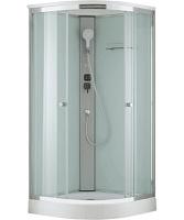 Душевая кабина Black&White Galaxy 90x90 см стекло прозрачное