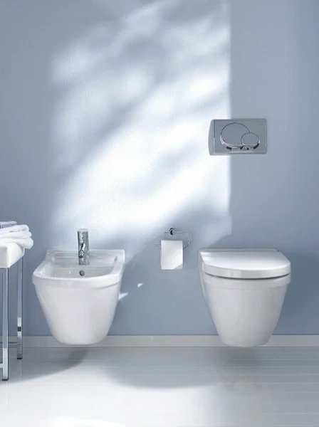 Унитаз подвесной Compact Duravit Starck 3 2202090000 (детальная фотография), круглой формы