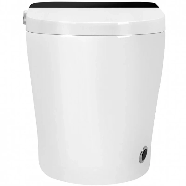 Унитаз напольный Abber Bequem с функцией биде AC1116S (детальная фотография), современные, hi-tech, круглые