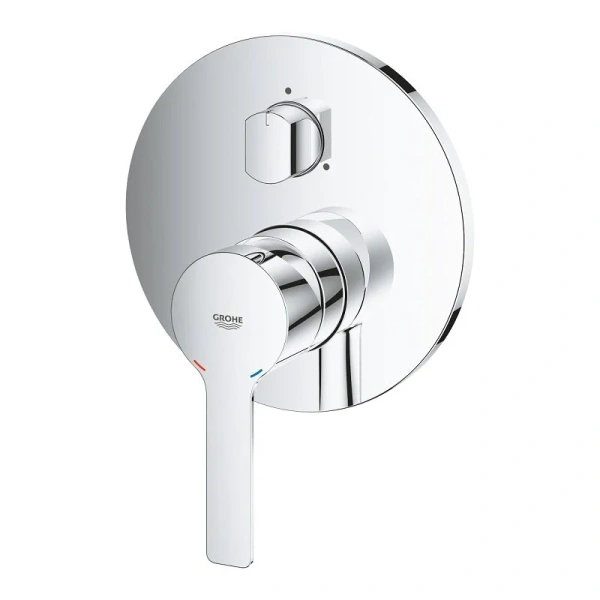 Смеситель для ванны встраиваемый Grohe Lineare 24095001 (детальная фотография), современные, hi-tech