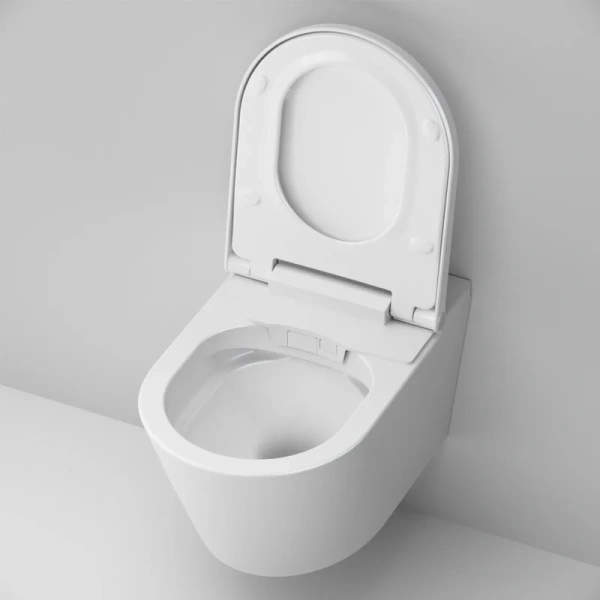 Унитаз подвесной Am.Pm Inspire с электронным биде CCC501700SC (детальная фотография), с горизонтальным, прямым выпуском, с прямым выпуском