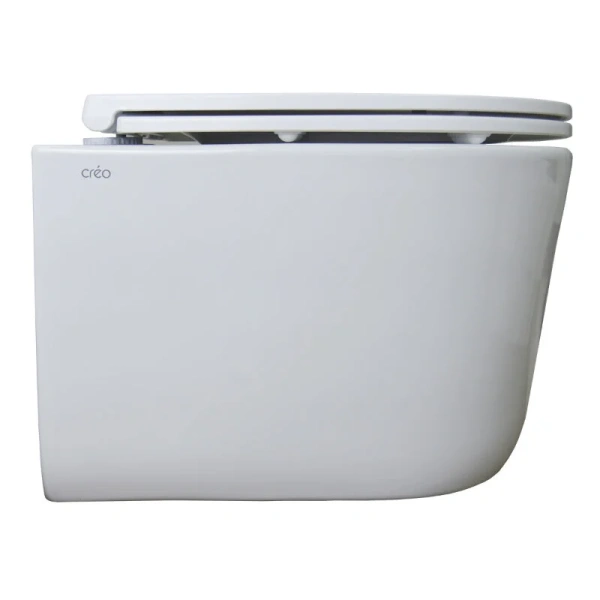 Унитаз подвесной Azario Grado белый AZ-0046-UQ3 (детальная фотография), без бачка, со скрытым бачком