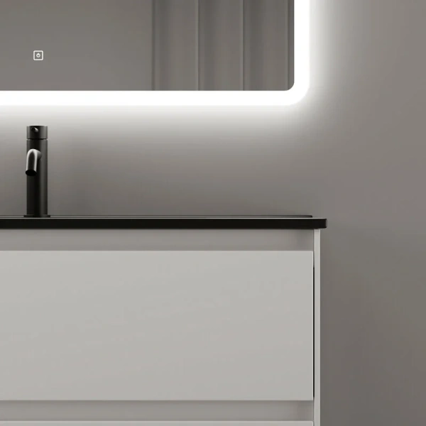 Тумба под раковину подвесная Sancos Cento 90 см белая CN90W (детальная фотография) index_1