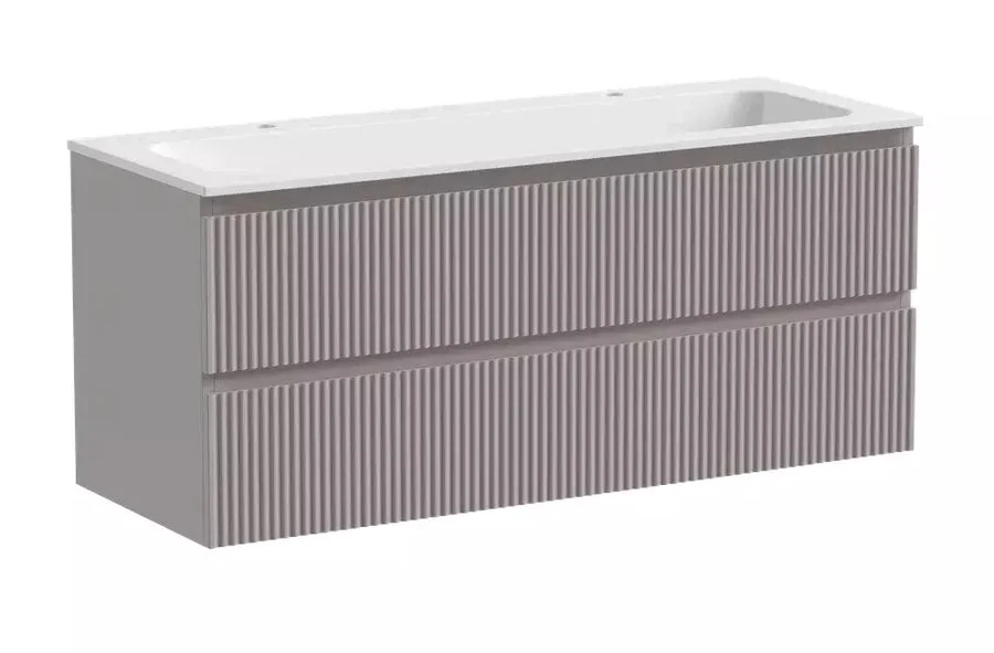 Тумба под раковину подвесная Sancos Snob R 120 см doha soft SNR120SM (детальная фотография)