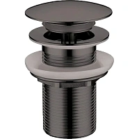 Донный клапан Boheme графит глянцевый