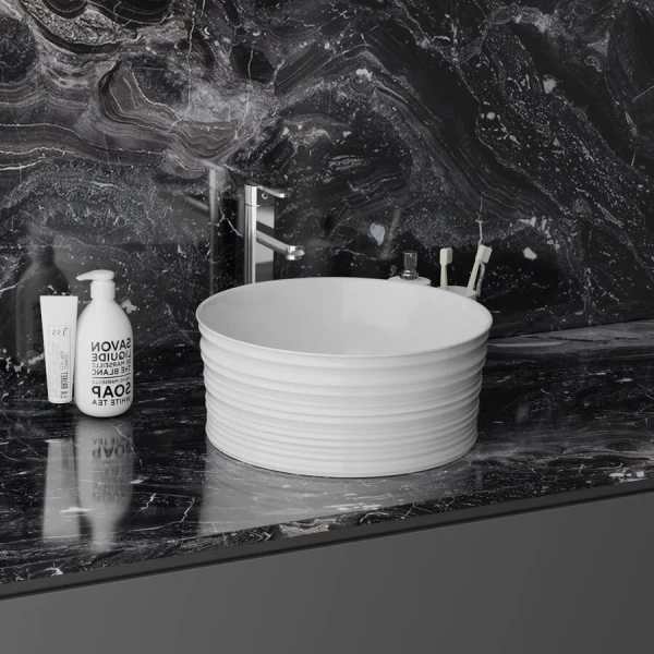 Раковина Grossman GR-3025 40,5 см накладная (детальная фотография), накладные (на столешницу), пристенные