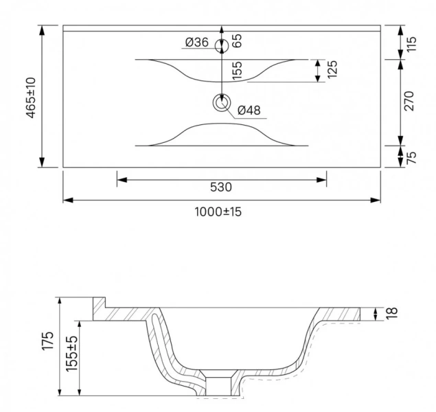 Тумба с раковиной напольная IDDIS Cloud 100 см белая CLO10WFi95K (детальная фотография), белая