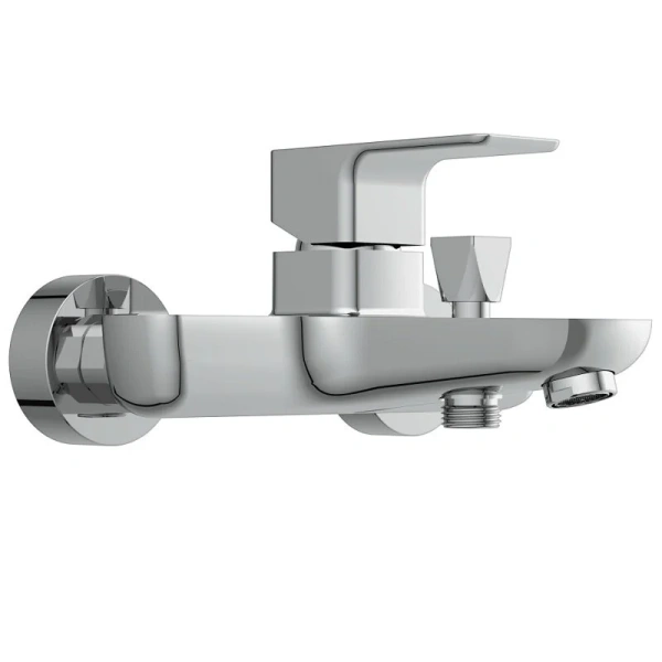 Смеситель для ванны Cersanit Geo хром 63040 (детальная фотография), настенные