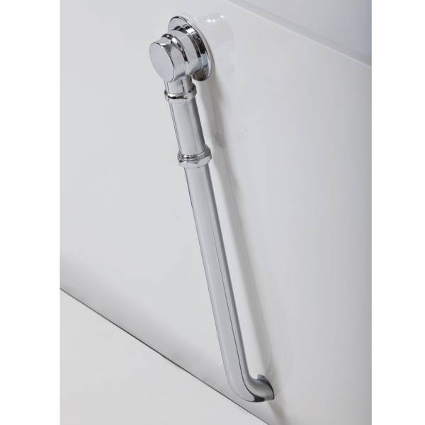 Ванна из литьевого мрамора со сливом-переливом, левая, Romance Collections Fusion 1560710565L (детальная фотография), 180 см