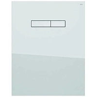 Верхняя стеклянная панель с механическим блоком управления, цвет белый, цвет клавиш белый, Tece TECElux 9650000