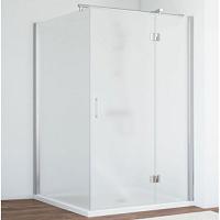 Душевой уголок профиль глянцевый хром стекло сатин Vegas-glass