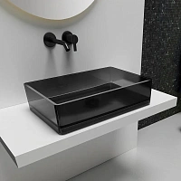 Раковина Abber Kristall 60 см черная