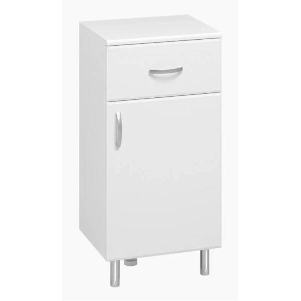 Тумба напольная Misty Люси 40 см правая Э-Люс07040-011П (детальная фотография), белые