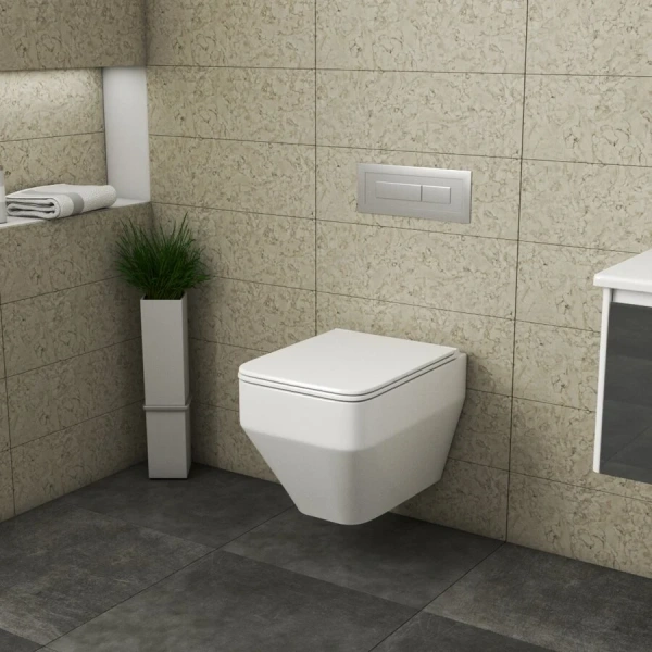 Унитаз подвесной OWL 1975 Eld Ruta-H с сиденьем DP микролифт OWLT190601 (детальная фотография), подвесные, встраиваемые