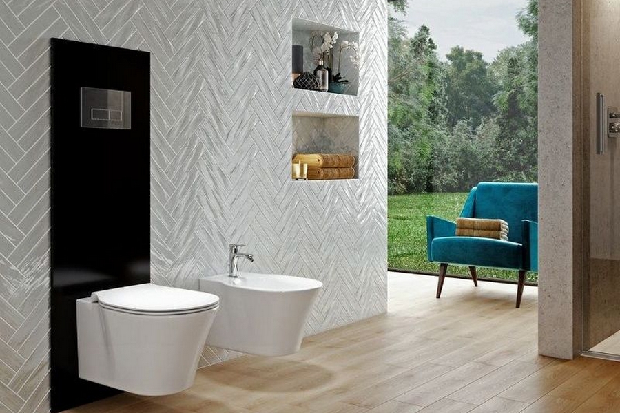 Клавиша смыва Ideal Standard ProSys Oleas хром R0121AA (детальная фотография), слив эконом-стандарт с двумя клавишами