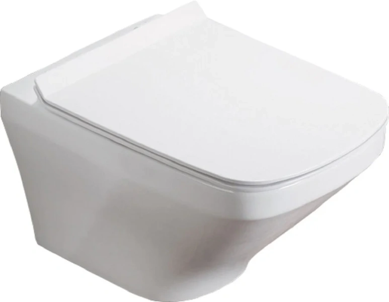 Унитаз подвесной SantiLine безободковый SL-5003 (детальная фотография)