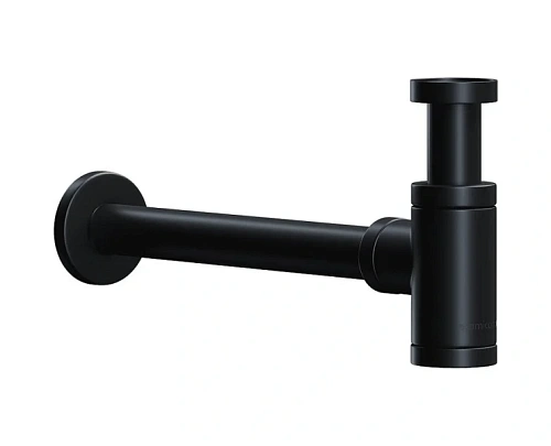 Сифон для раковины Ceramica Nova черный - фото 1