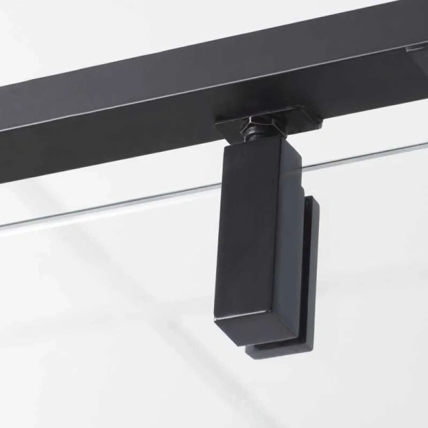 Душевой уголок WasserKRAFT Elbe 90х100 см профиль черный 74P18 (детальная фотография), распашные