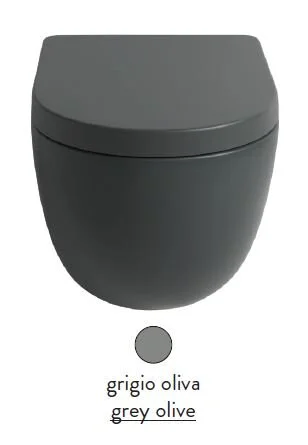 Унитаз подвесной Artceram File 2.0 grigio oliva FLV004 15 00 (детальная фотография)