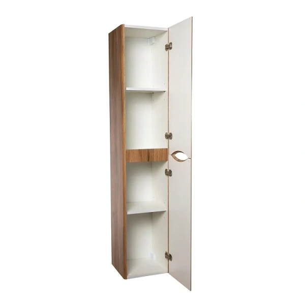 Шкаф-пенал подвесной BelBagno Acqua 32 см rovere rustico ACQUA-1600-2A-SC-RR-P (детальная фотография), недорого