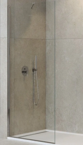 Душевая перегородка Cezares Liberta 85 см профиль хром LIBERTA-L-1-TB-85-C-Cr (детальная фотография)